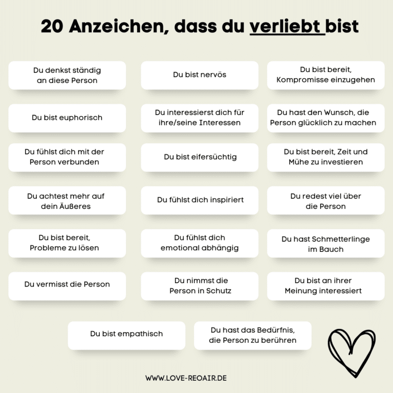 Wie Merk Ich Dass Ich Verliebt Bin