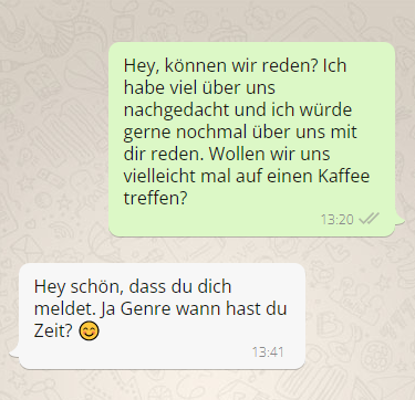 Chat mit dem Ex