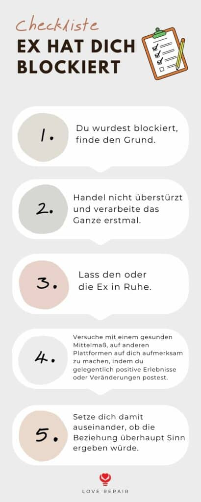 Ex hat mich blockiert! Was du jetzt machen solltest