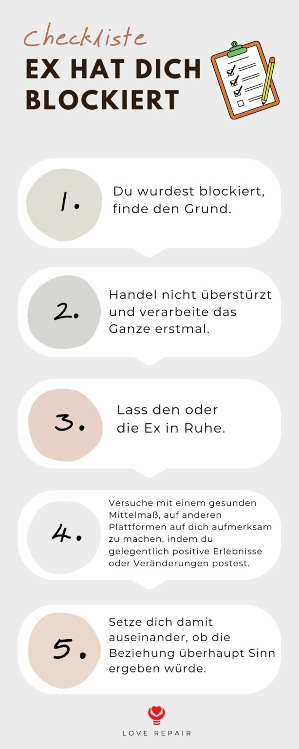 Ex hat mich blockiert! Was du jetzt machen solltest