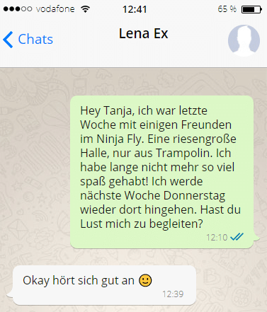 An süßer freundin text langer Zum Ex