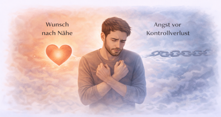 Nähe-Distanz-Konflikt bei Männern – Wunsch nach Nähe und Angst vor Kontrollverlust