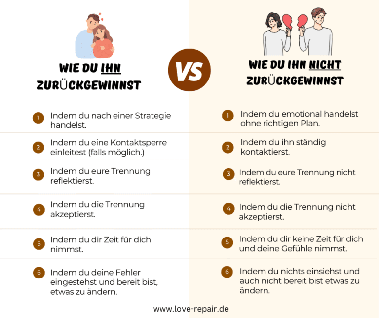 Wie bekomme ich ihn zurück? 4 sichere Taktiken