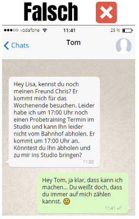 Wie du nicht Antworten solltest, wenn er dich um einen gefallen bittet.