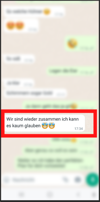 Einblick in eine Love Repair Begleitung
